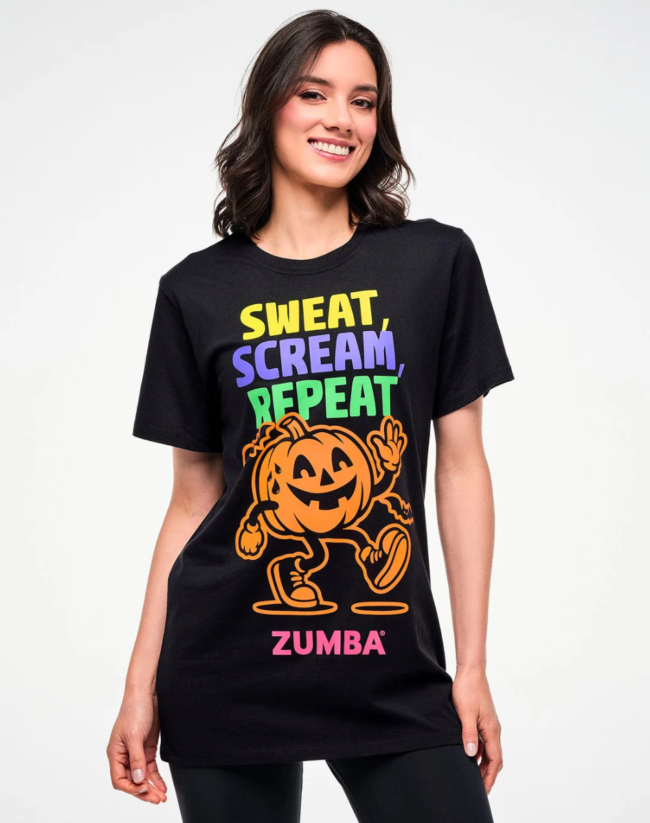 Zumba Halloween Unisex Tee - Bold Black
