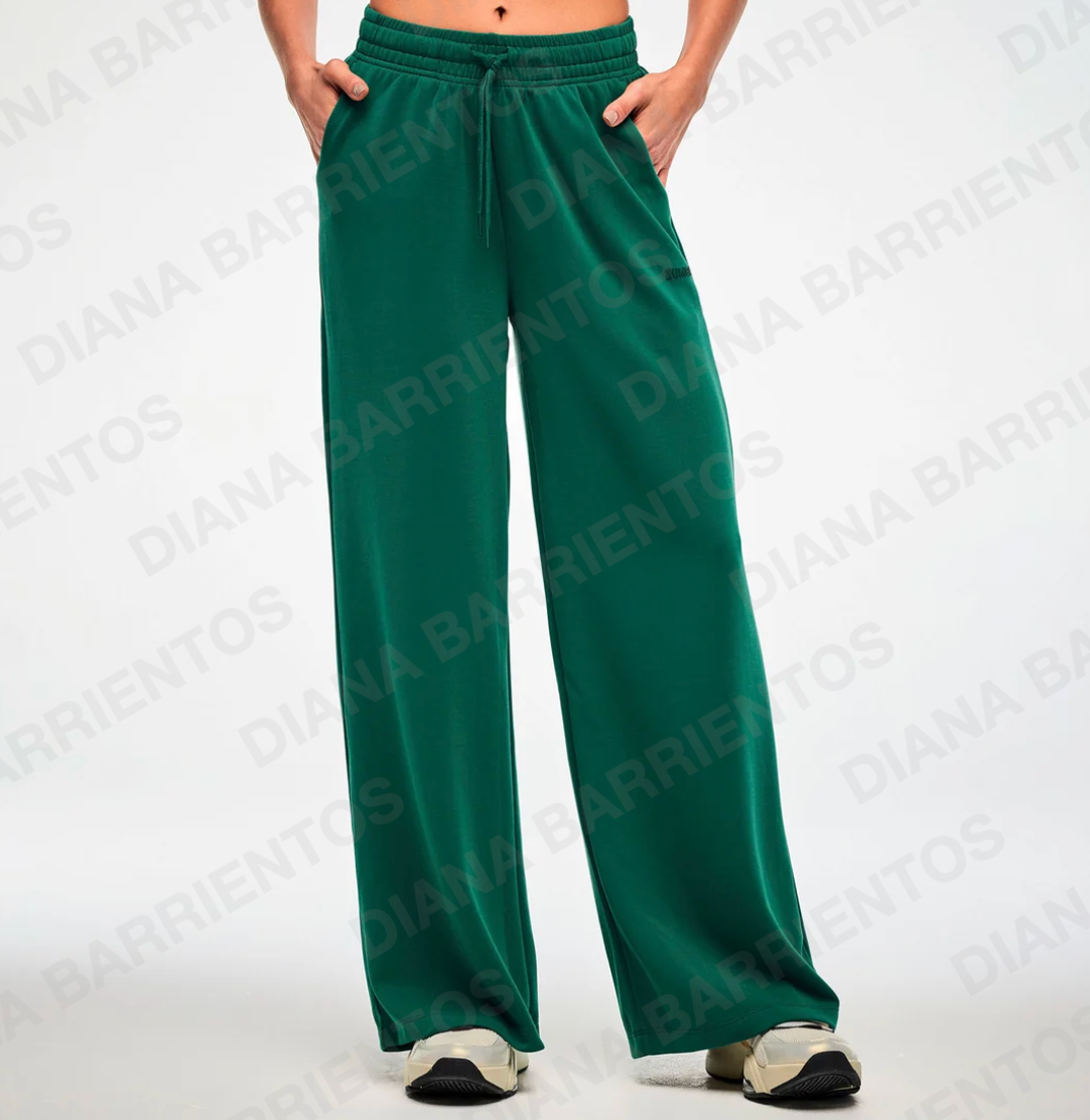 Zumba Modal High Waisted Pants - Green