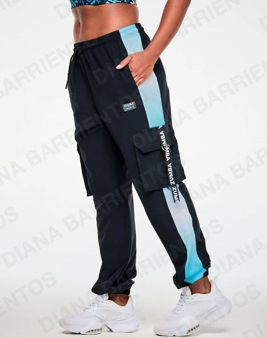 Zumba X The Smurfs Men's Woven Cargo Pants