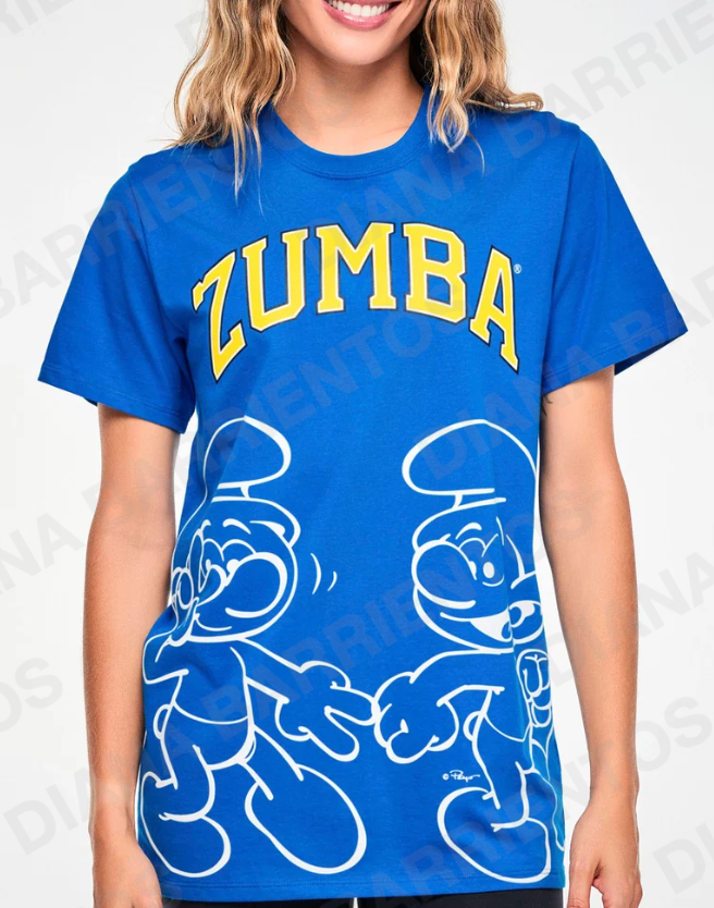 Zumba X The Smurfs Unisex Crew Neck Tee