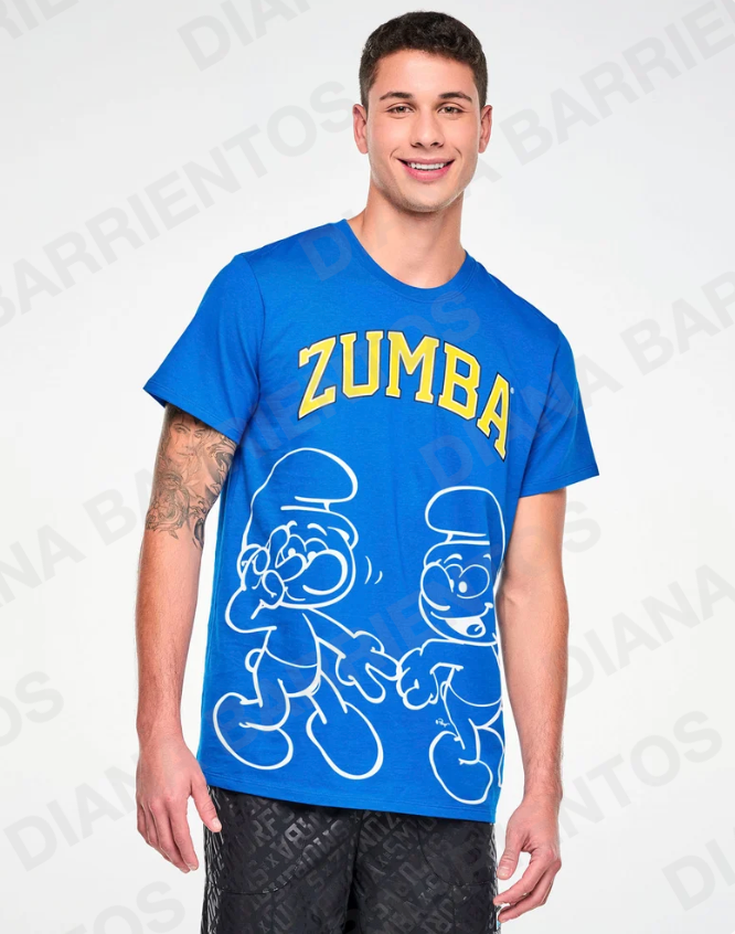 Zumba X The Smurfs Unisex Crew Neck Tee