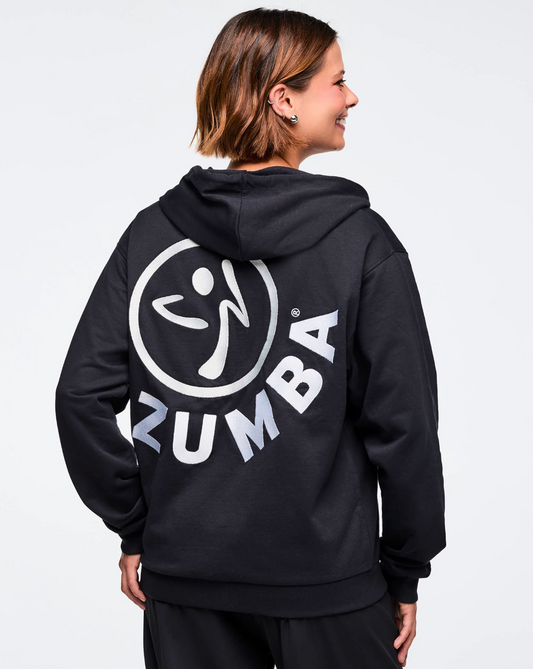 Zumba Basic Zip-Up Hoodie - Black