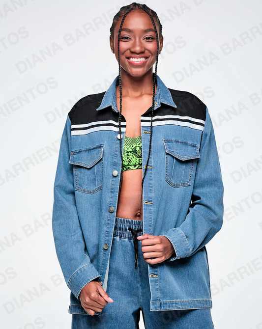 Dale-Z Combo Denim Shacket