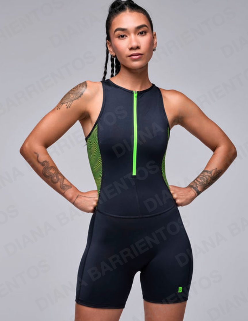 STRONG iD Biker Bodysuit Bold Black
