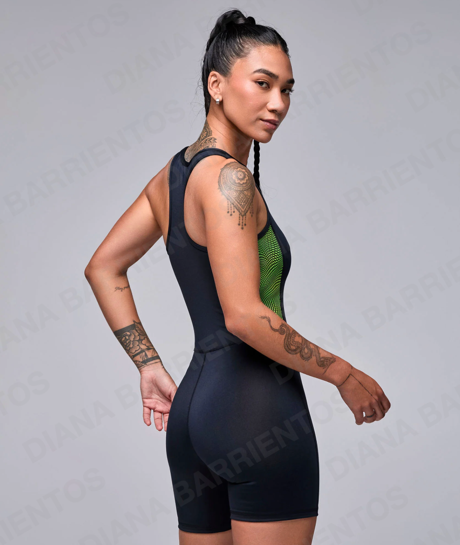 STRONG iD Biker Bodysuit Bold Black