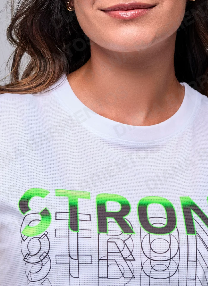 STRONG iD Mesh Muscle Tank Wear It Out White
