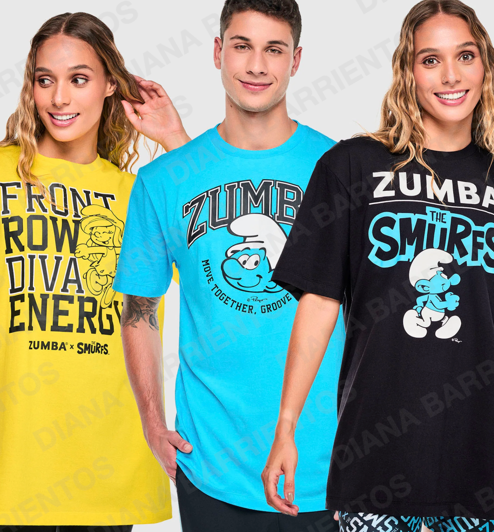 Zumba X The Smurfs Tees 12PK