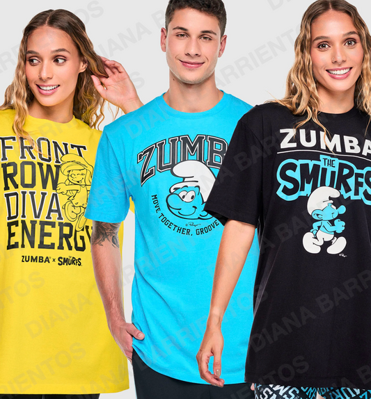 Zumba X The Smurfs Tees 12PK